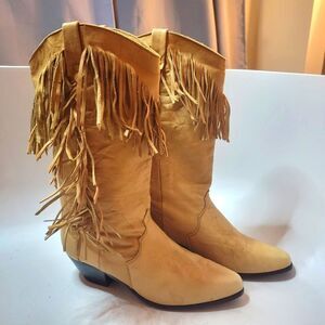 Mexican Dingo Vintage Leather Cowboy Boots